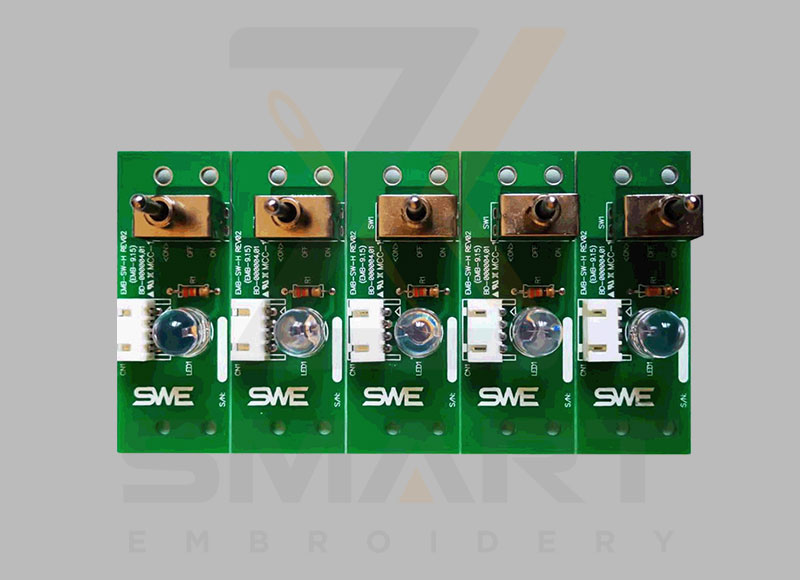 BD-000004 EMB-SWF-H SWF HEAD OFF OFF CONDER CARD Rev01 (EMB-9,15) Sunstar Machine Machine Запчастини
